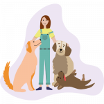 Humain et Chiens CAC