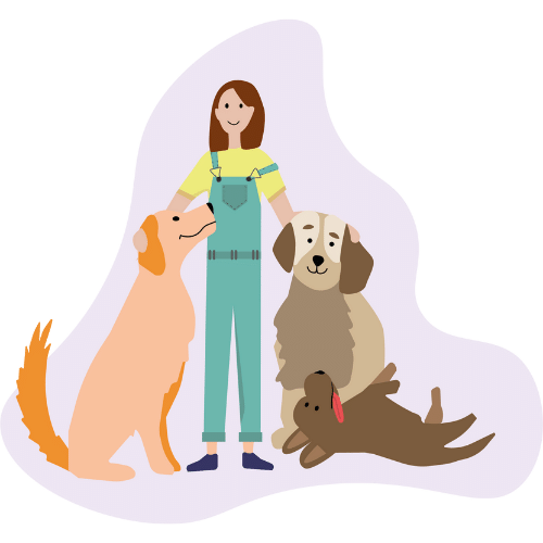 Humain et Chiens CAC